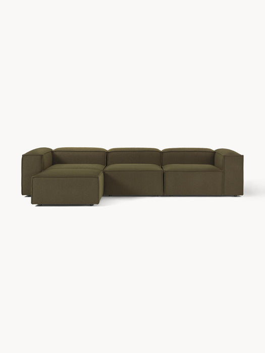 Boucl Modular Sofa Lennon 4-seater with Ottoman leftright