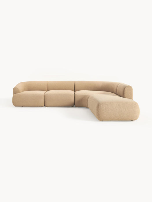 Sofia Modular Bouclé Corner Sofa (4-seater)