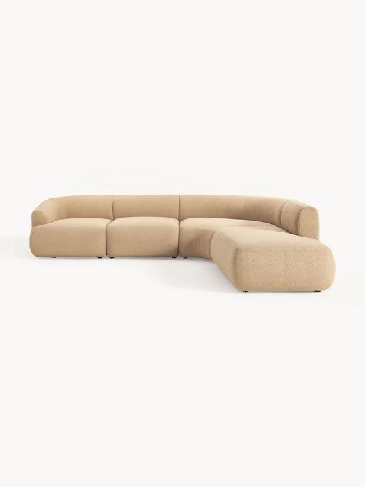 Modular Boucl Corner Sofa Sofia 4-seater