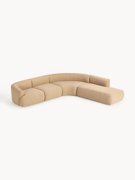 Sofia Modular Bouclé Corner Sofa (4-seater)