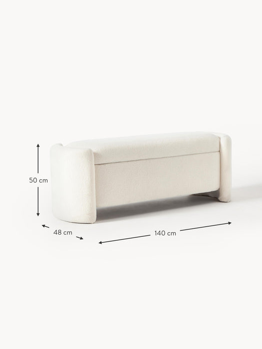 Teddy Upholstered Bench Benji with Storage Space