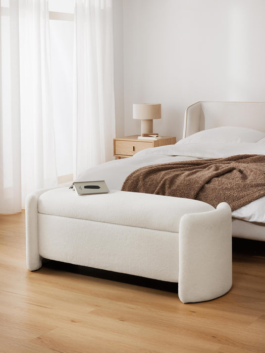 Teddy Upholstered Bench Benji with Storage Space