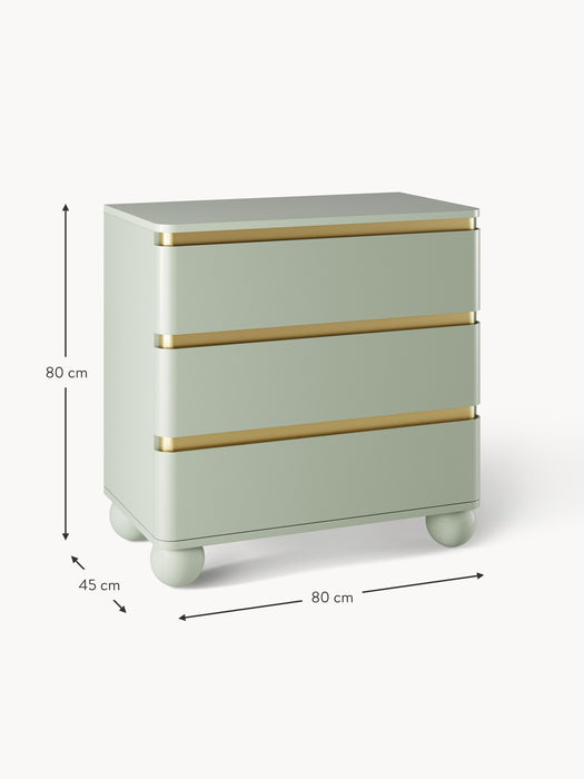 Chest of Drawers Bumba with Ball Feet
