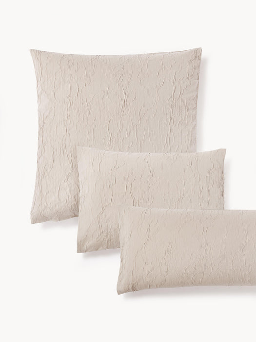 Washed Cotton Percale Pillowcase Leonora