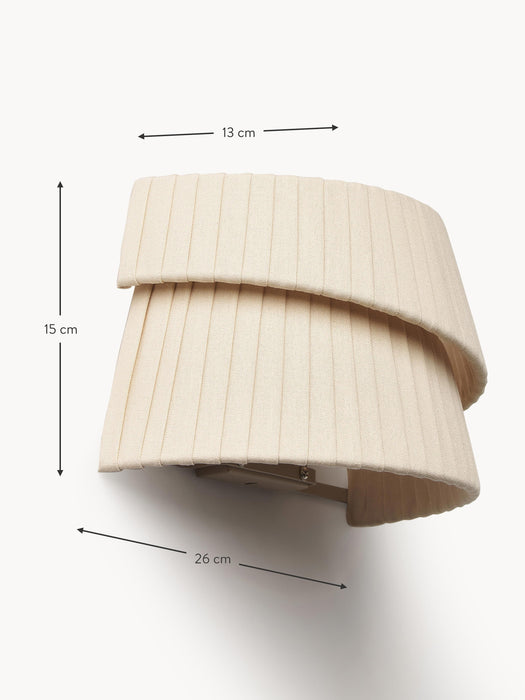 Wall Lamp Nyla with An Asymmetrical Lampshade