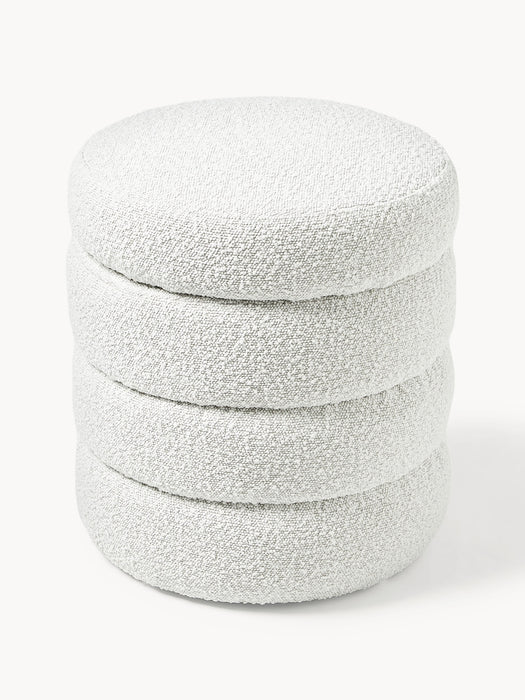 Boucl Pouffe Alto with Storage Space