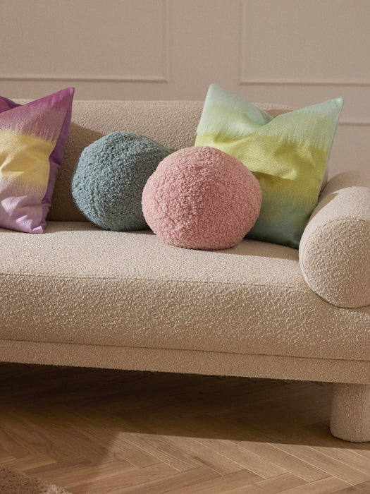 Dotty Round Decorative Teddy Cushion