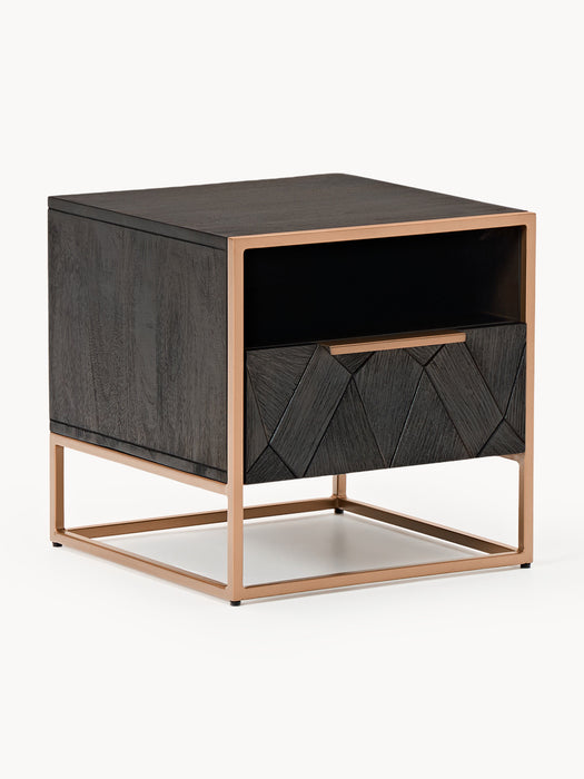 Mango Wood Bedside Table Harry