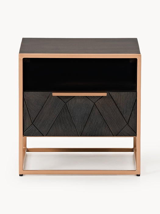 Mango Wood Bedside Table Harry