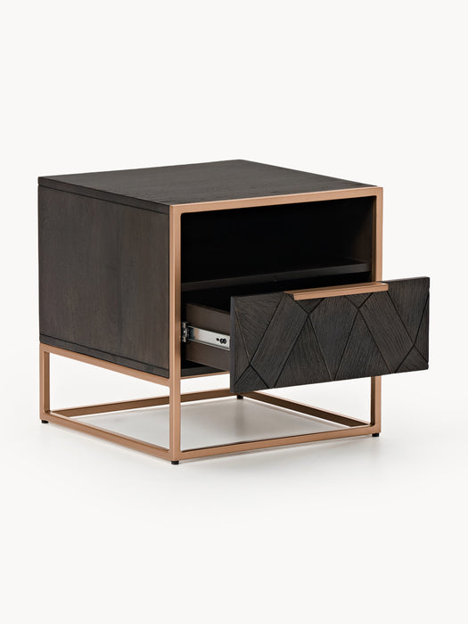Mango Wood Bedside Table Harry
