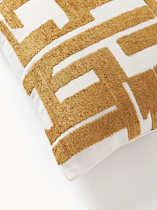 Fran Cushion Cover with Chenille Embroidery
