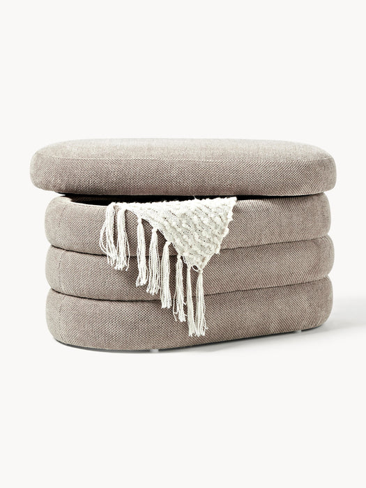 Small Upholstered Bench Alto with Storage Space