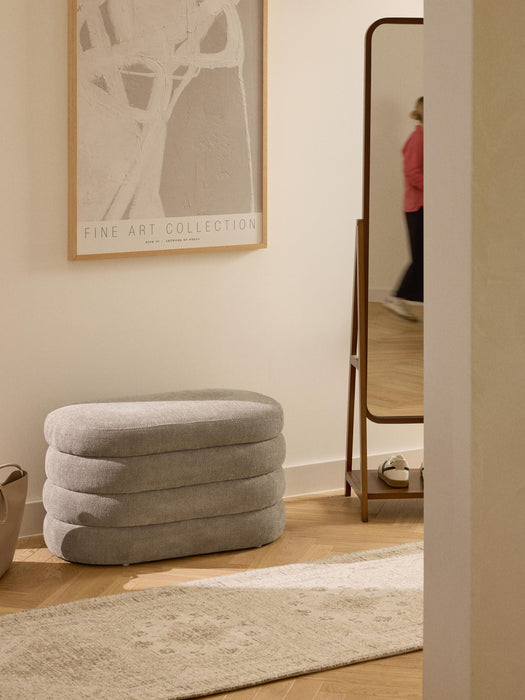 Small Upholstered Bench Alto with Storage Space
