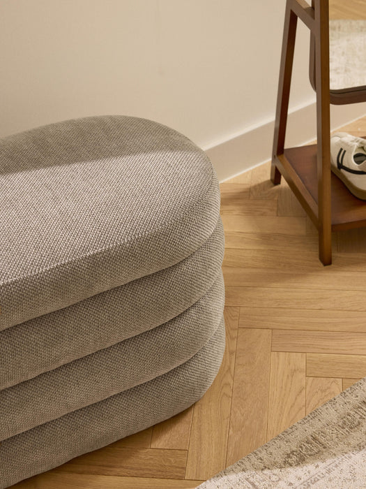 Small Upholstered Bench Alto with Storage Space