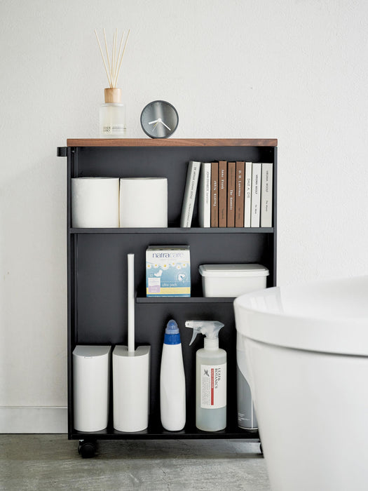 Bathroom Shelving Unit Tower with Wheels