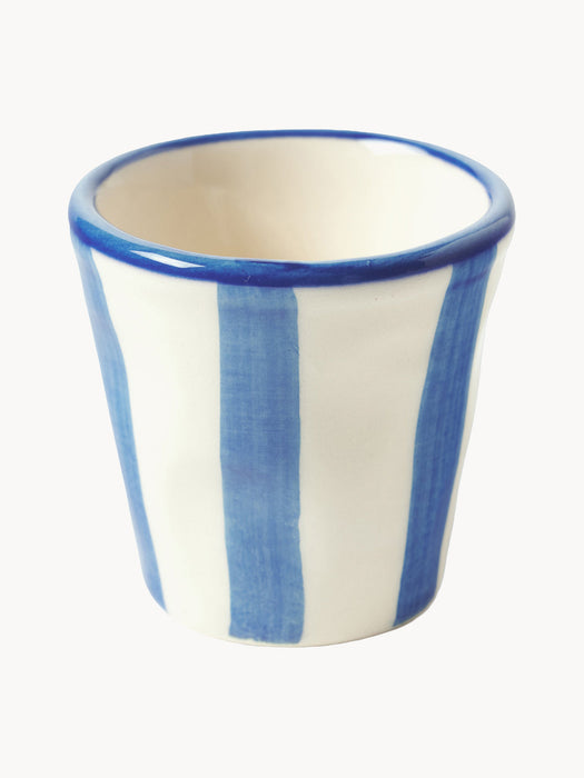 Righe Handcrafted Espresso Cups, Set of 6