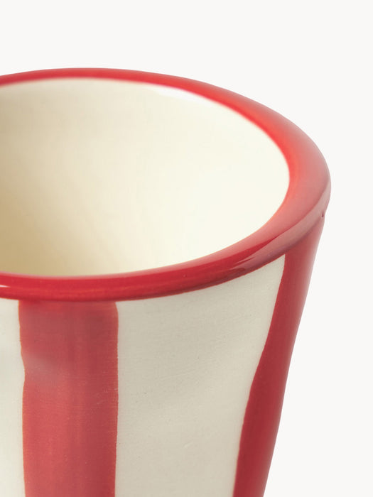 Handcrafted Espresso Cups Righe Set of 6