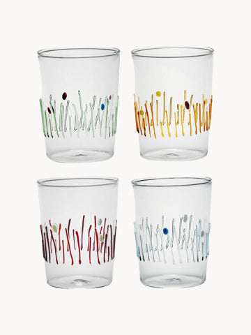 4 Stagioni Handmade Borosilicate Tumblers, Set of 4