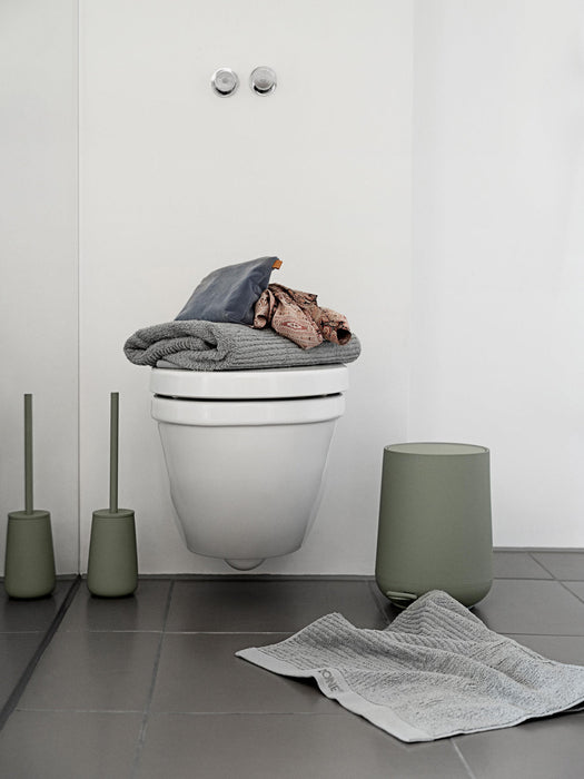 Nova One Toilet Brush with Porcelain Container