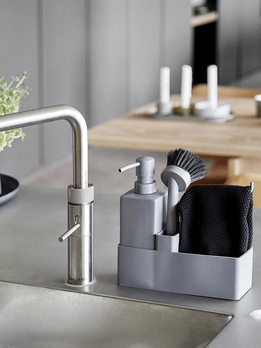 Zone Denmark Sink Organiser with Dish Brush, Set of 3