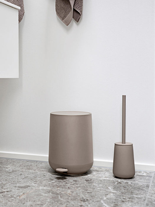 Nova One Toilet Brush with Porcelain Container