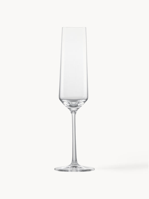 Crystal Champagne Flutes Pure Set of 2