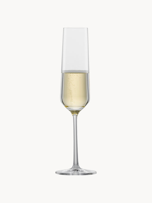 Crystal Champagne Flutes Pure Set of 2