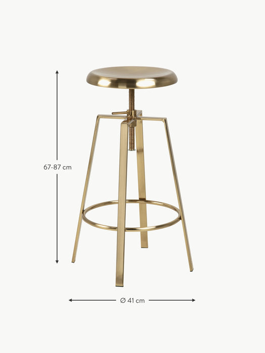 Swivel Metal Bar Stool Goose