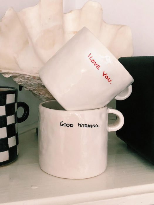 Hand-Painted Mug I Love You