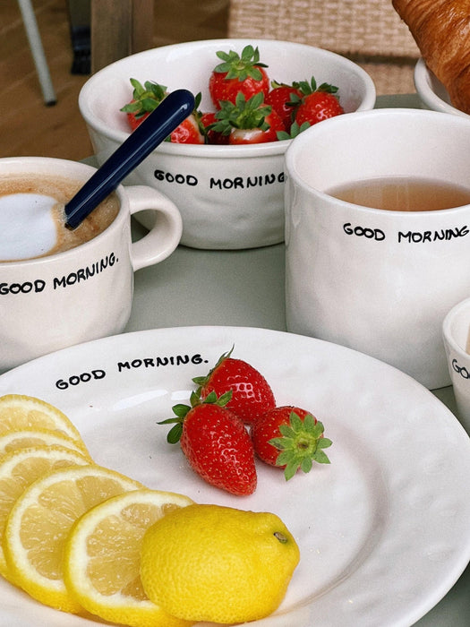 Hand-Painted Mug Good Morning