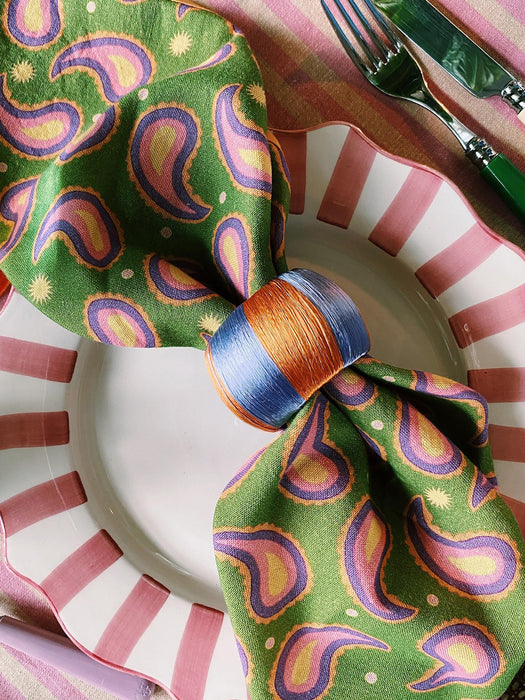 Handmade Dinner Plate Scalloped