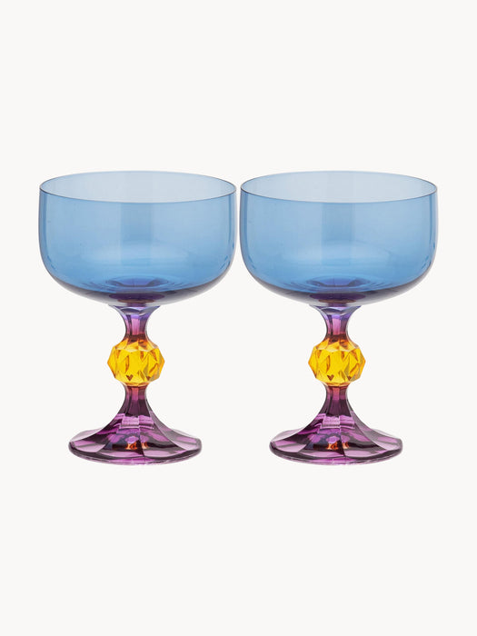 Crystal Cocktail Glasses Paradise Set of 2