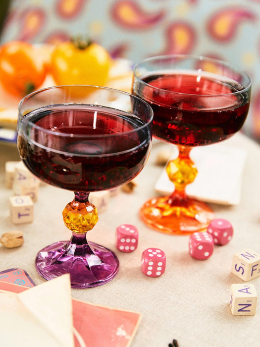 Crystal Cocktail Glasses Paradise Set of 2
