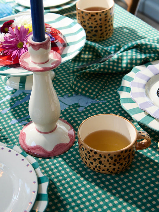 Hand-Painted Mug Leopard
