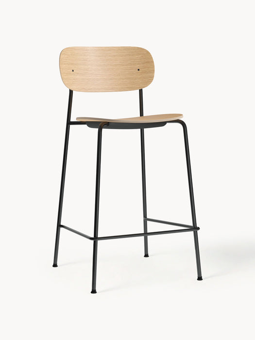 Metal and Wood Counter Chair Co