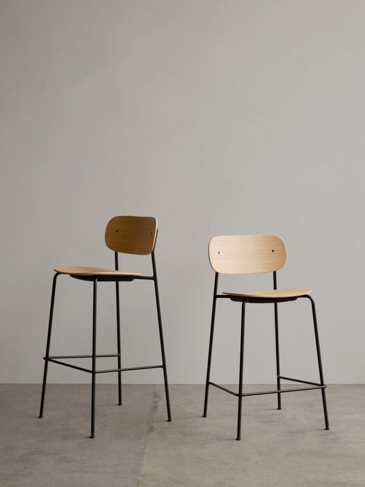 Metal and Wood Counter Chair Co