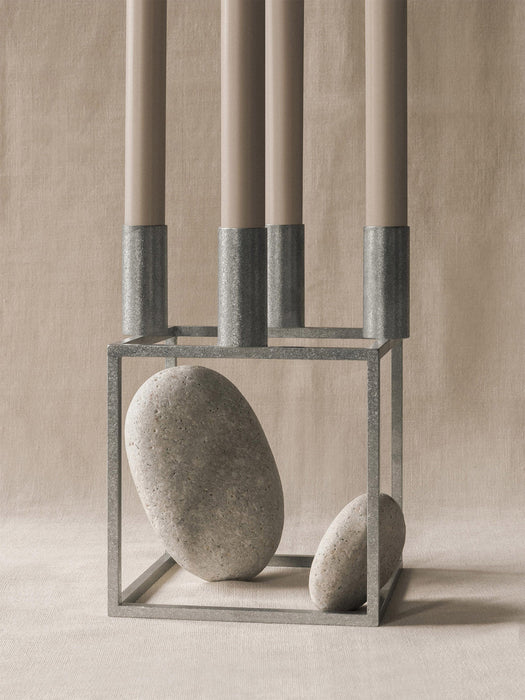 Metal Candle Holder Kubus