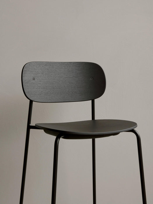Metal and Wood Counter Chair Co