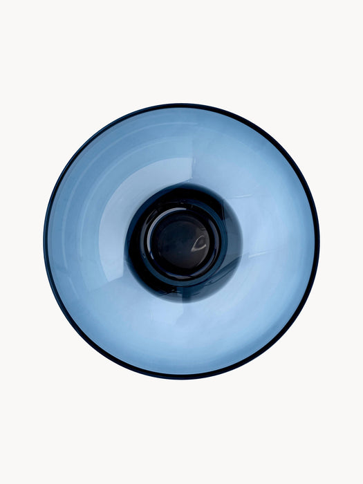 Torus Mouth-Blown Glass Vase, H 33 cm