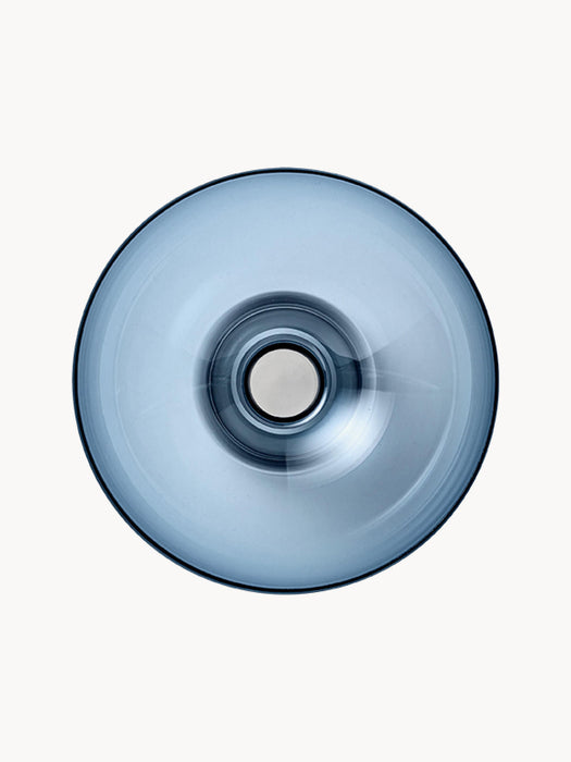 Torus Mouth-Blown Glass Vase, H 20 cm