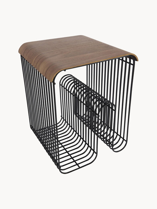 Curva Walnut Wood Seat Plate for Stool
