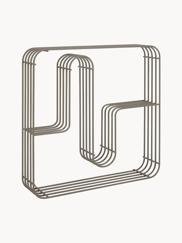 Curva Metal Wall-Mounted Shelf
