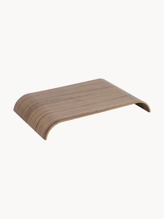 Curva Walnut Wood Shelf