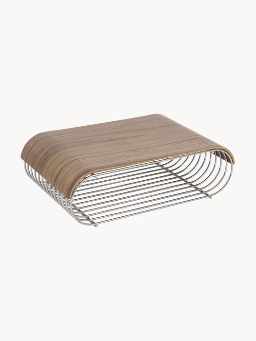Curva Walnut Wood Shelf