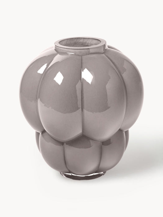 Uva Mouth-Blown Glass Vase, H 28 cm