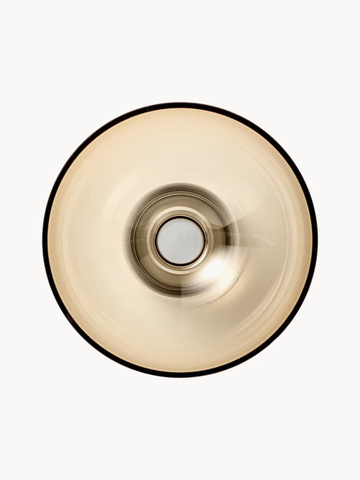 Torus Mouth-Blown Glass Vase, H 20 cm