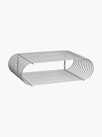 Curva Metal Wall-Mounted Shelf, W 40 cm