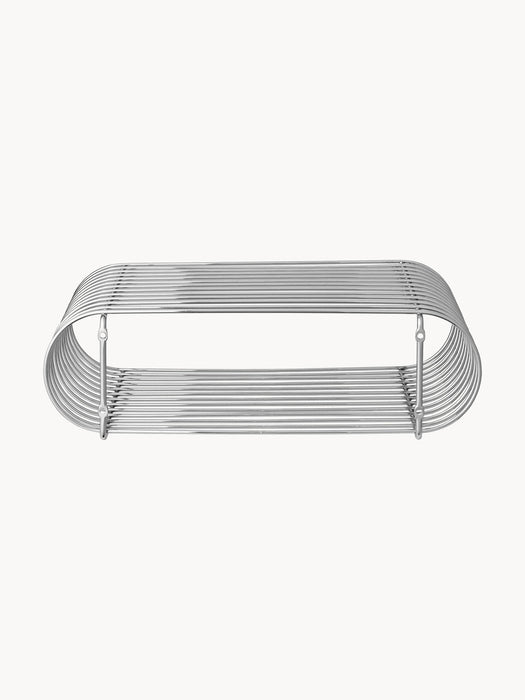 Curva Metal Wall-Mounted Shelf, W 40 cm