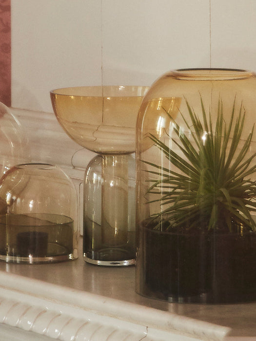 Tota Glass Candle Holder