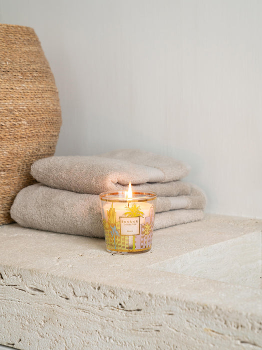Mouth-Blown Scented Candle My First Baobab Miami Salt Flower Beach Pine & Cypress